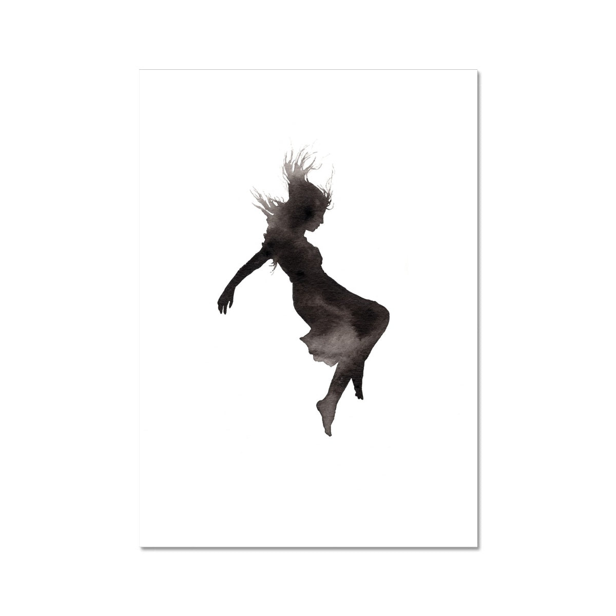 Freefall (Original Carbon Black) - Hahnemühle German Etching Print