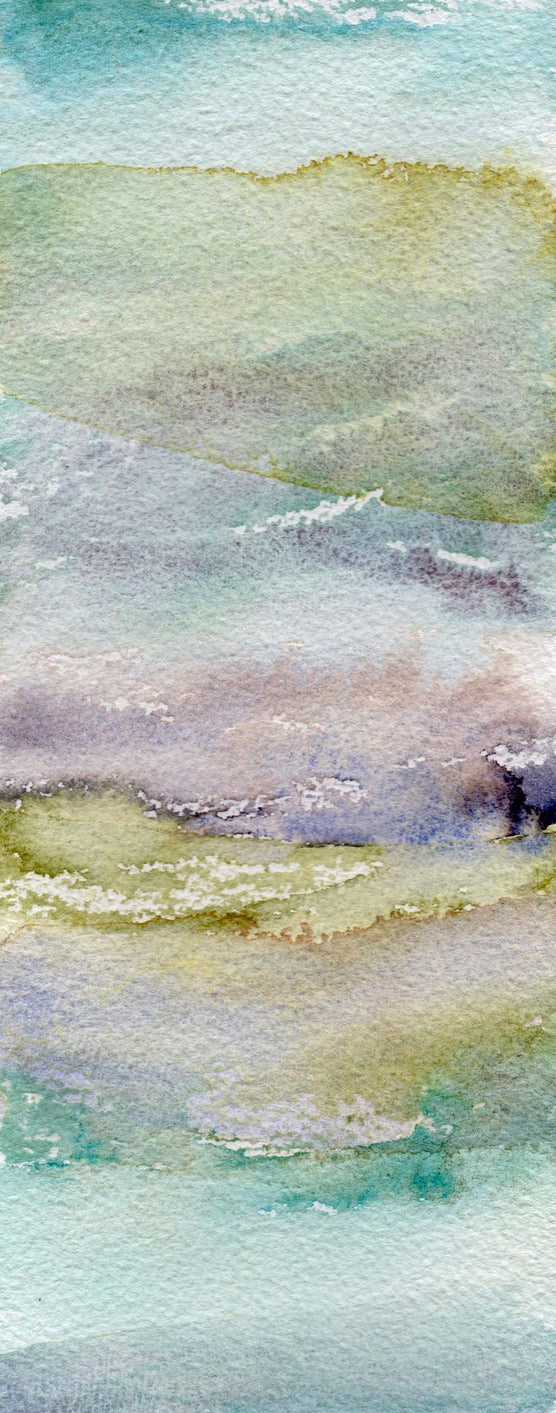 Coastal Set of Mini Watercolours - Two Original Watercolour Paintings