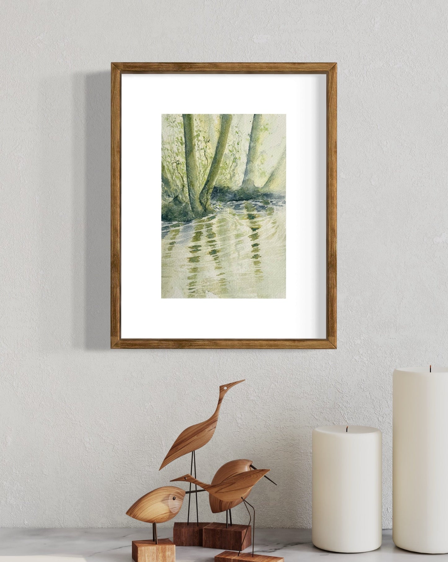 Ilkley Riverside - Original Watercolour Painting