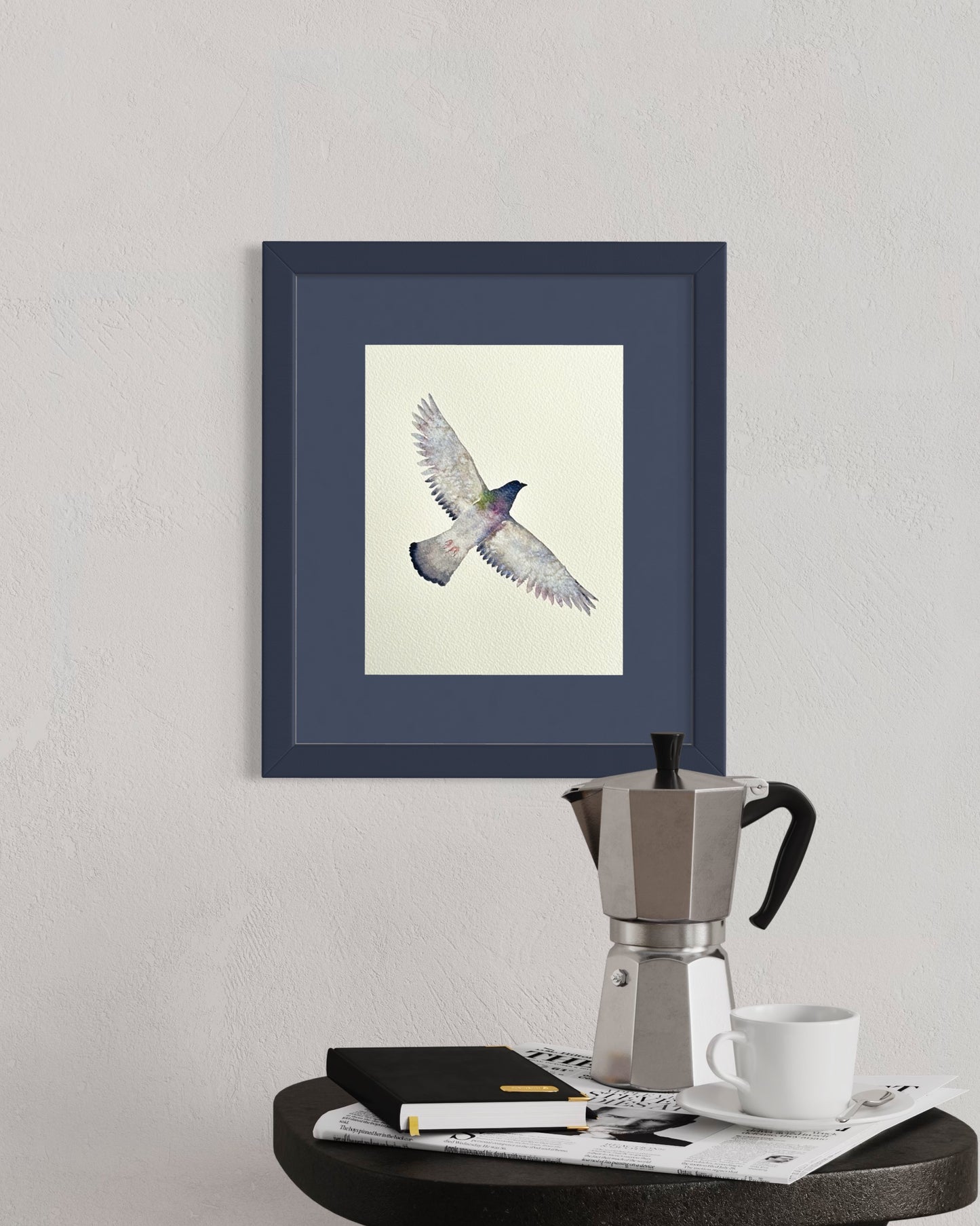 Flying Pigeon - Original Watercolour Painting