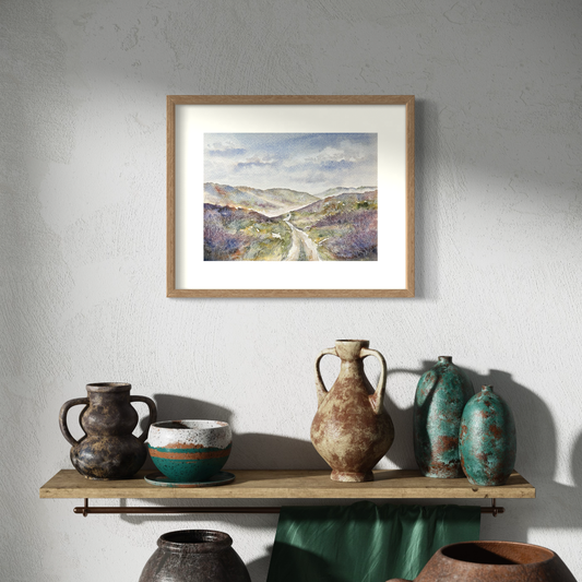 On a Clear Day I Can See for Miles - Original Watercolour Painting