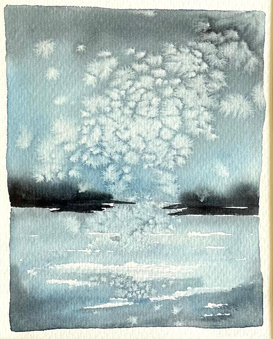 Saltwater and Sunshine No.1 - Mounted Original Watercolour Painting