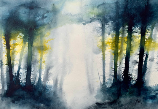 Middleton Woods - Original Large Ink Painting