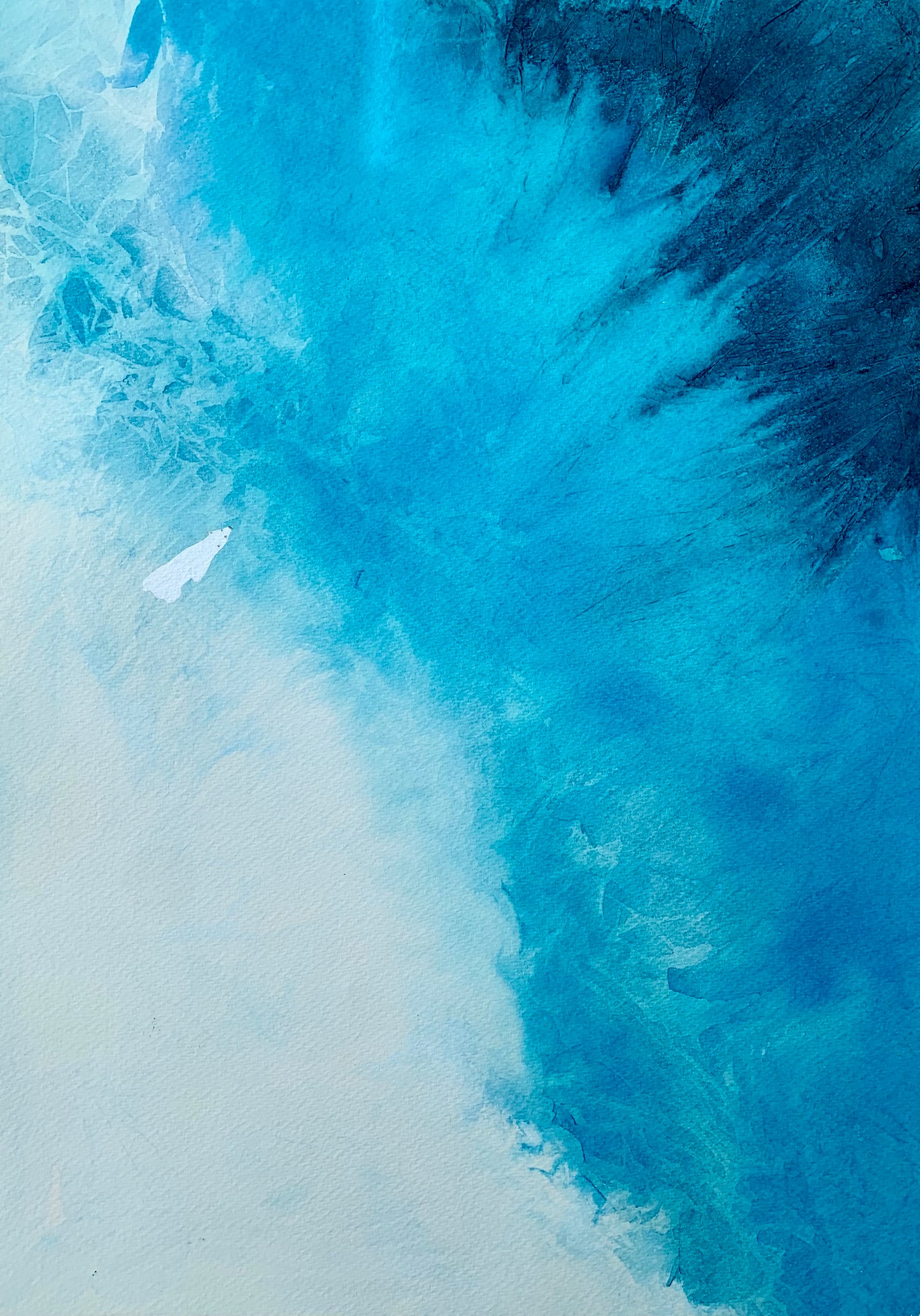 The Melting of the Ice Floes - Original Large Ink Painting