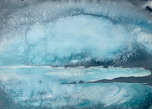 Constantine Bay, Cornwall - Original Large Watercolour Painting