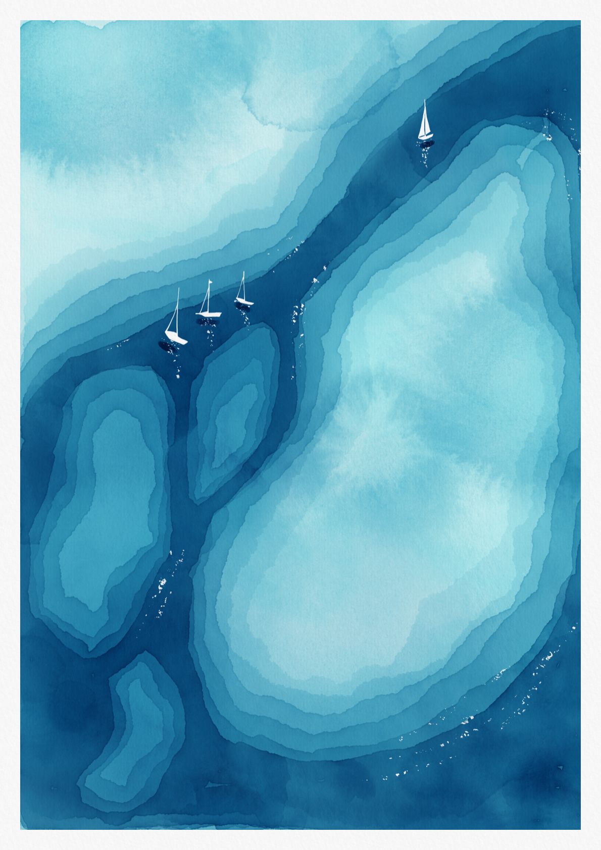 Hidden in the Secret Bay - Studio Print