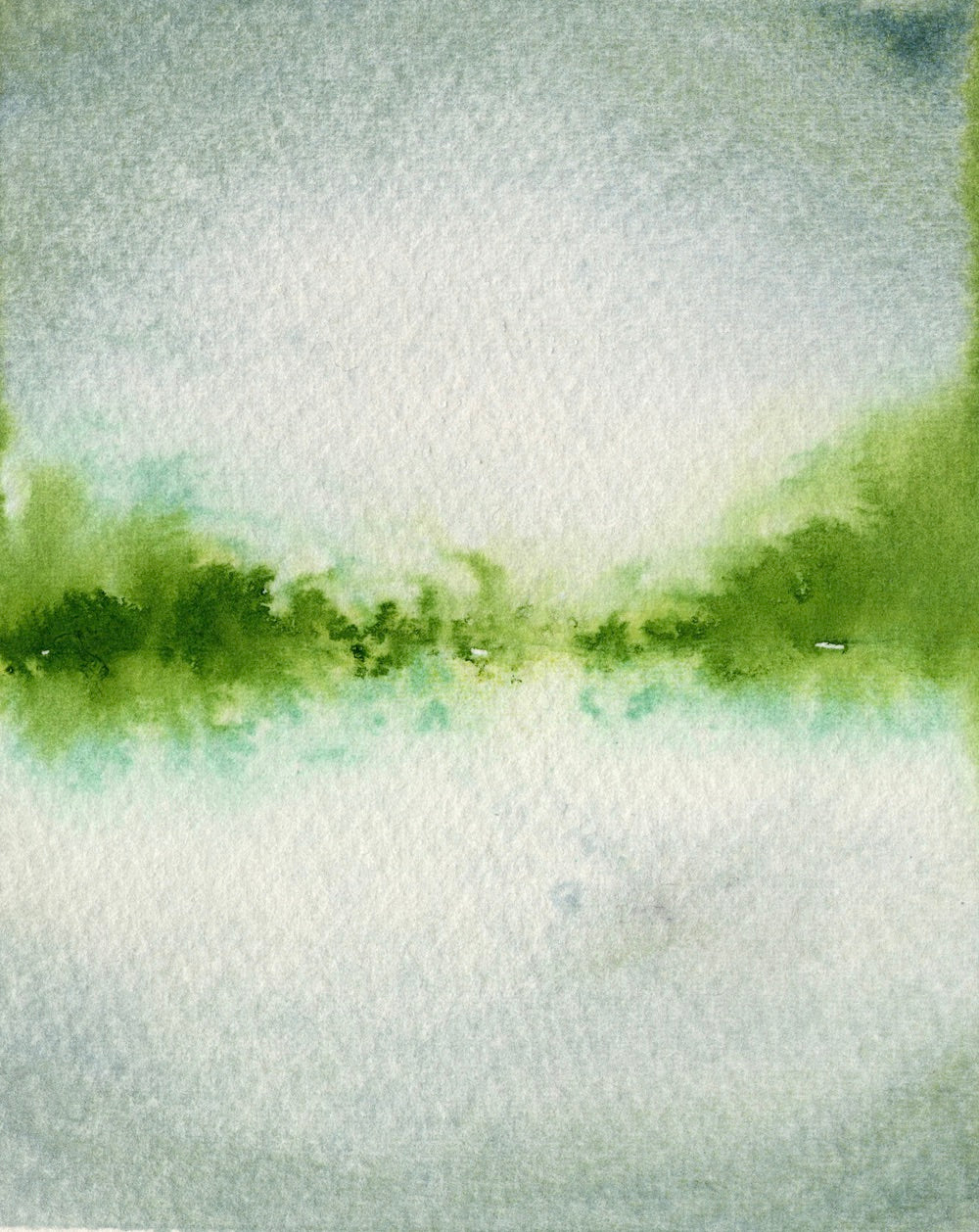 Apatite for Truth & Growth - Mounted Original Watercolour Painting