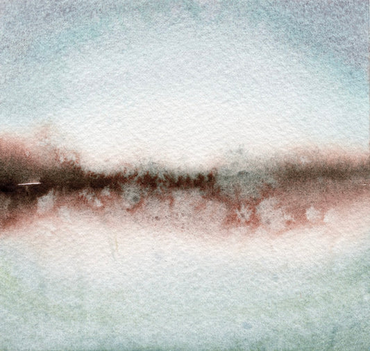 Bloodstone for Courage & Justice - Mounted Original Watercolour Painting