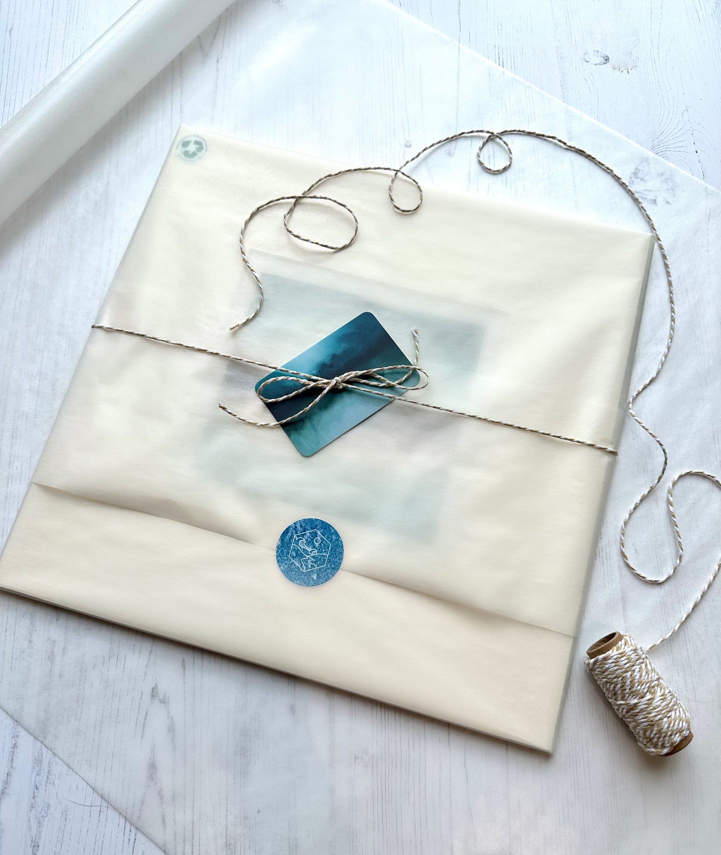 Apatite for Truth & Growth - Mounted Original Watercolour Painting