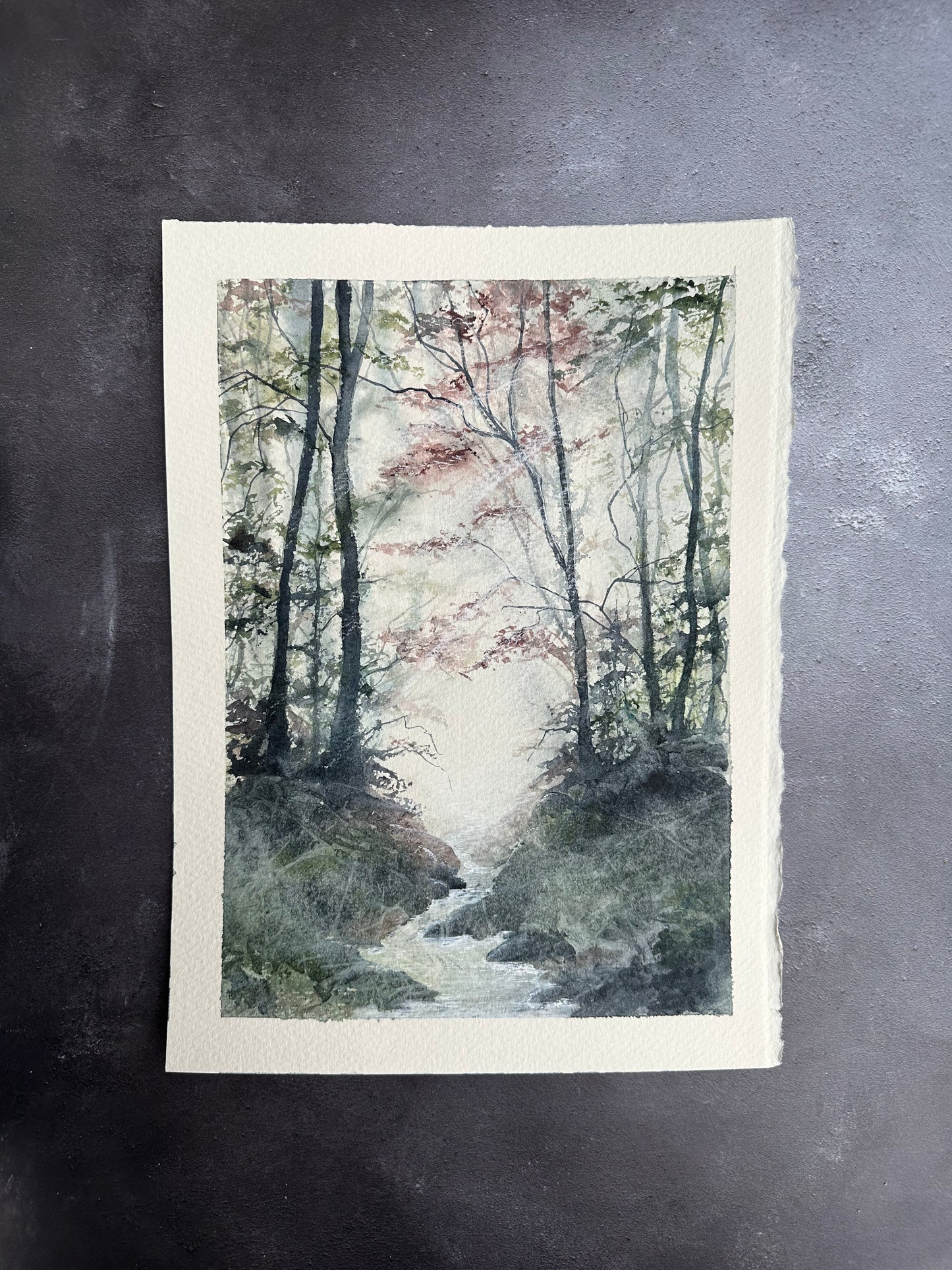 Woodland Stream - Original Watercolour Painting