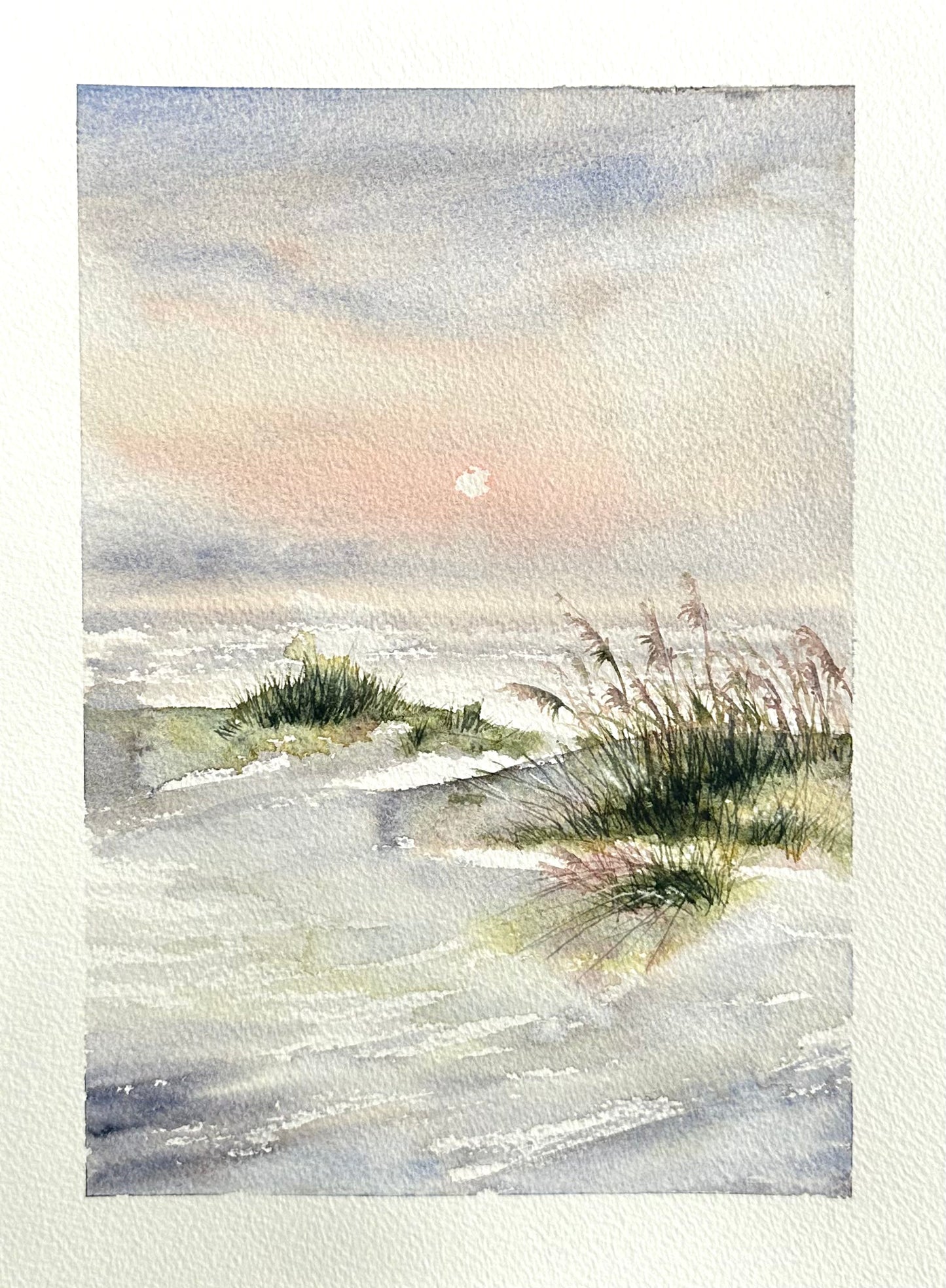 Soft Dunes - Original Watercolour Painting