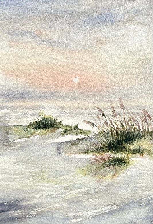 Soft Dunes - Original Watercolour Painting