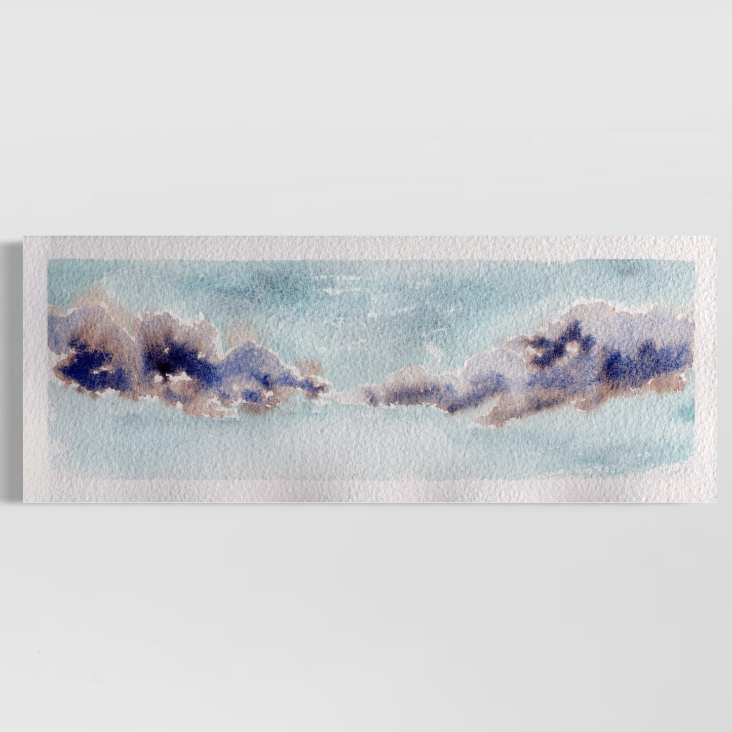 Mini Cloudy Sky - Original Watercolour Painting