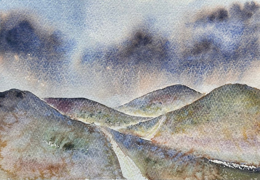 Another Rainy Day on Ilkley Moor - Original Watercolour Painting