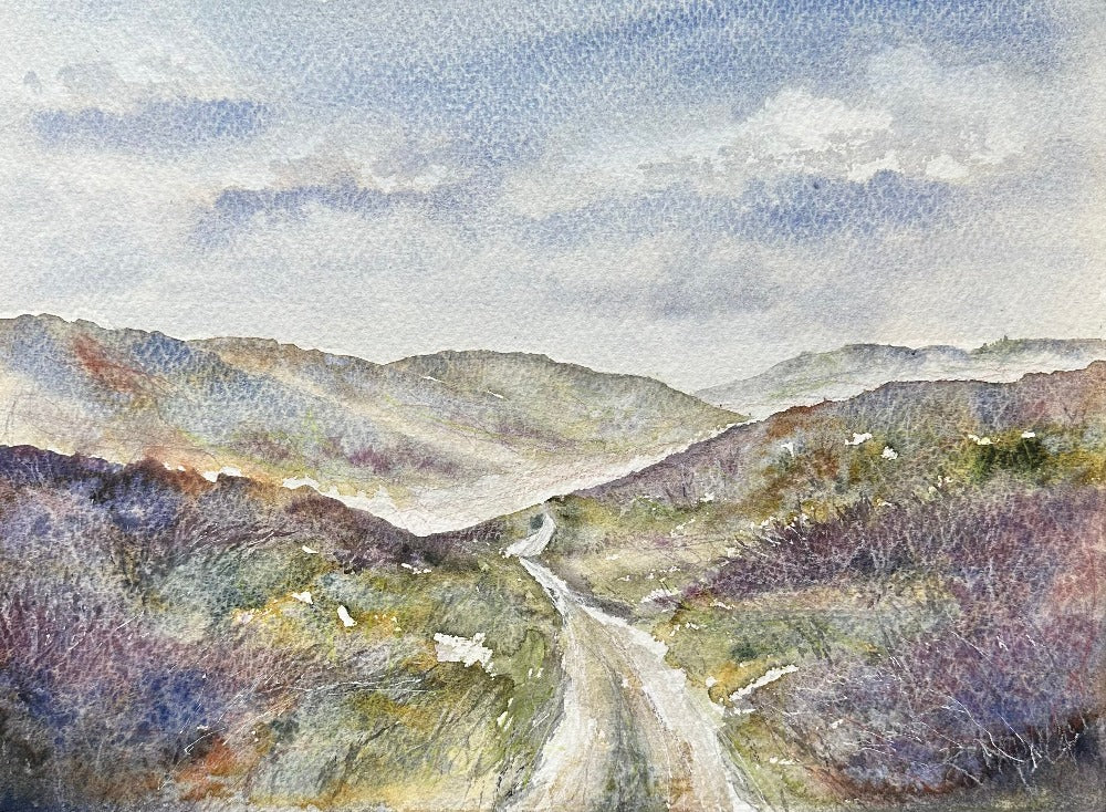 On a Clear Day I Can See for Miles - Original Watercolour Painting