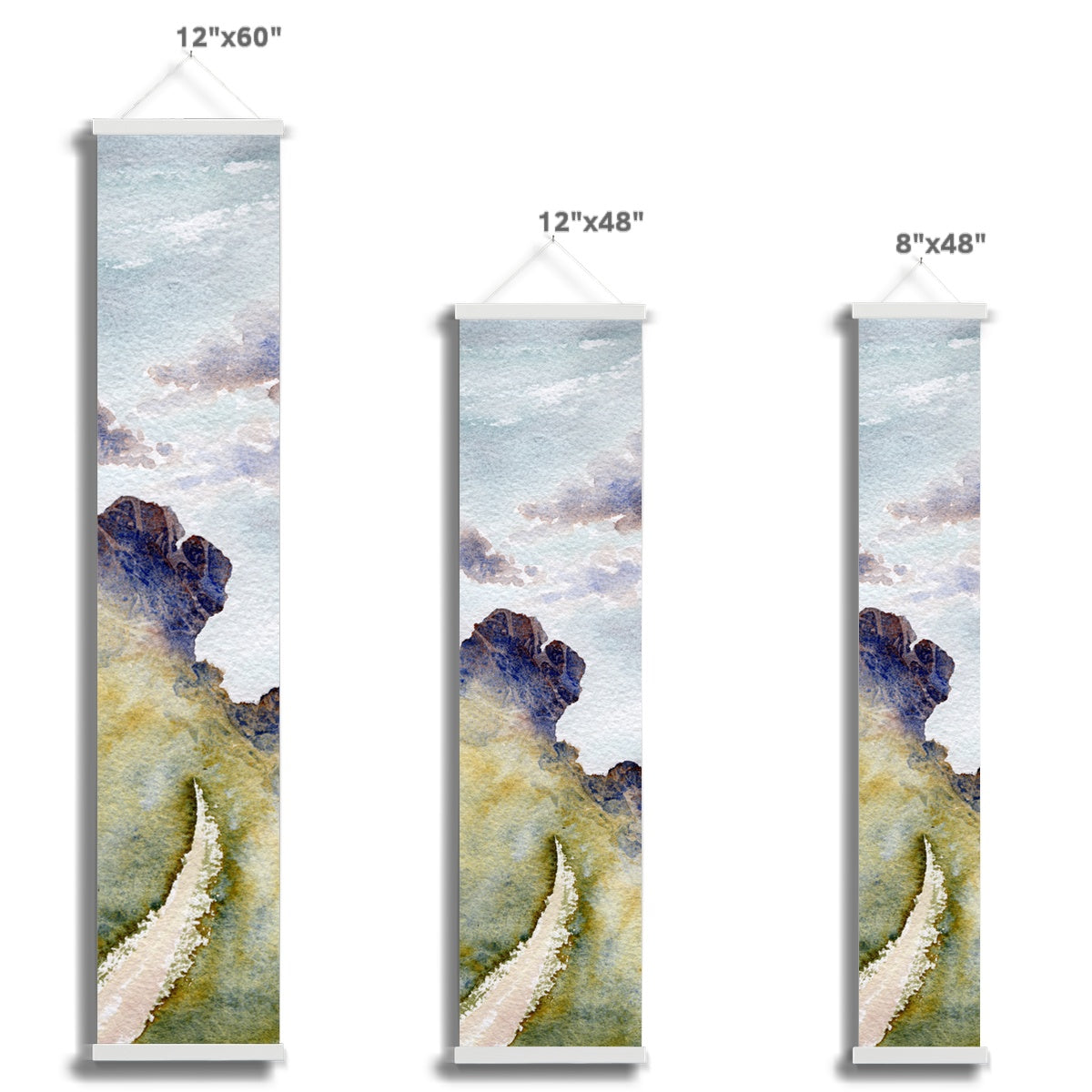 Ilkley Moor Cow & Calf Rocks -  Wall Height Chart