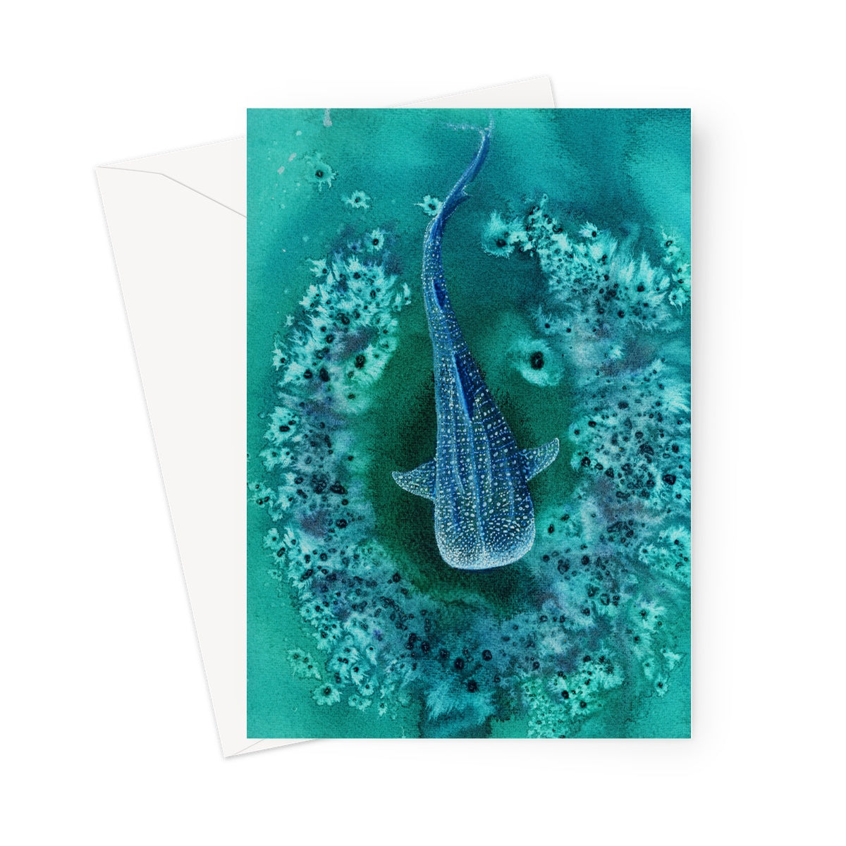 Silent Swim No.1 -  Greeting Card