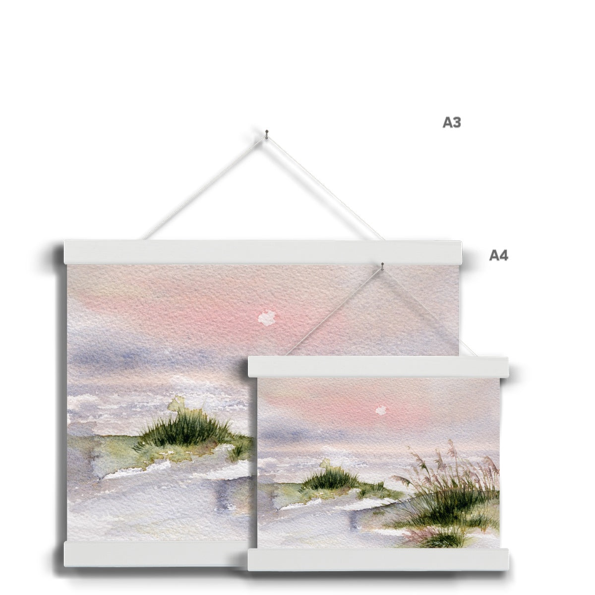 Soft Sand Dunes -  Fine Art Print with Hanger