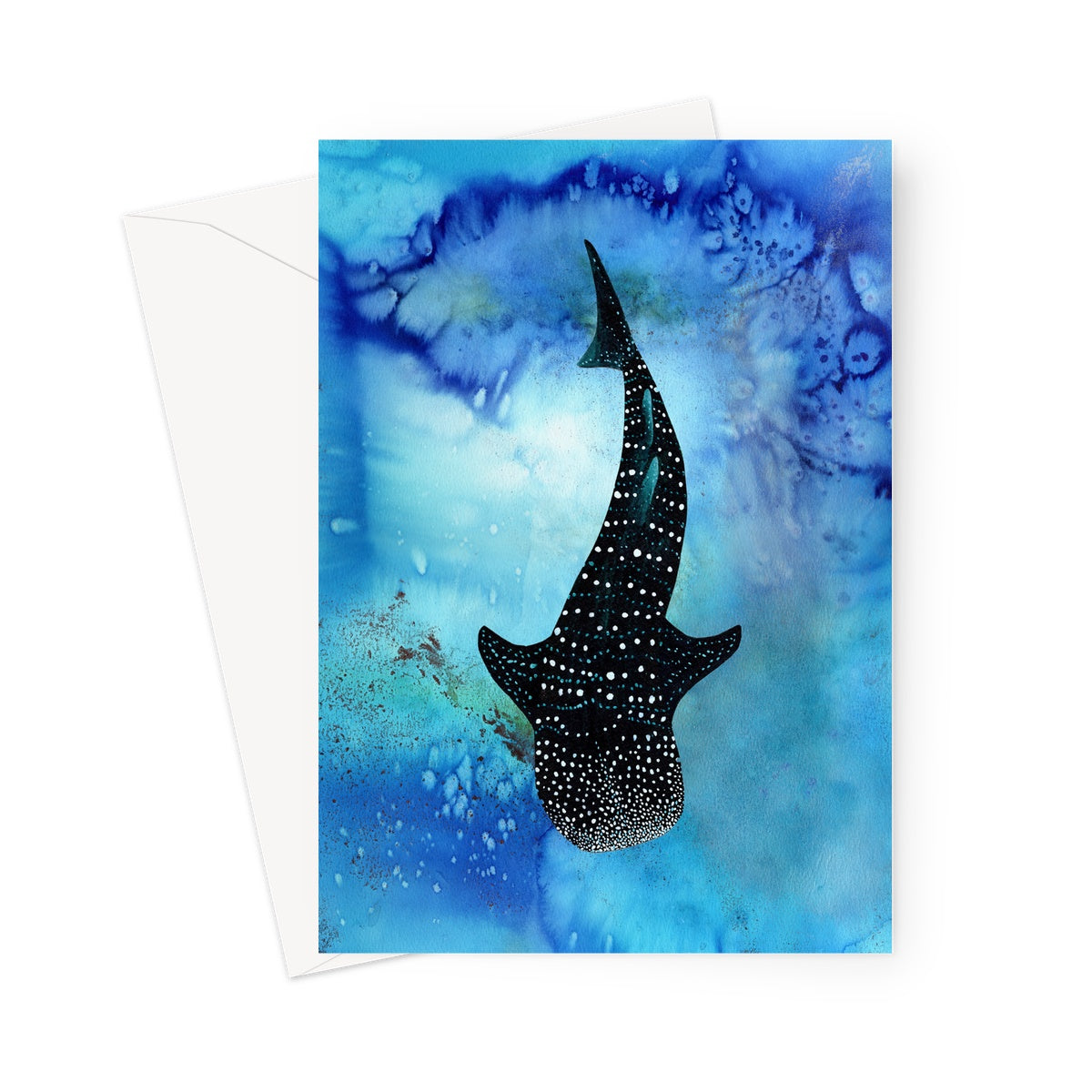 Silent Swim No.2 Greeting Card