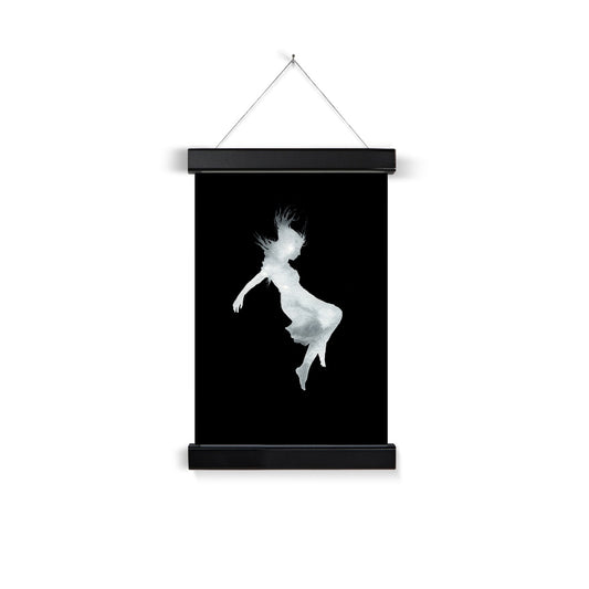Freefall (Ghost White)-  Fine Art Print with Hanger