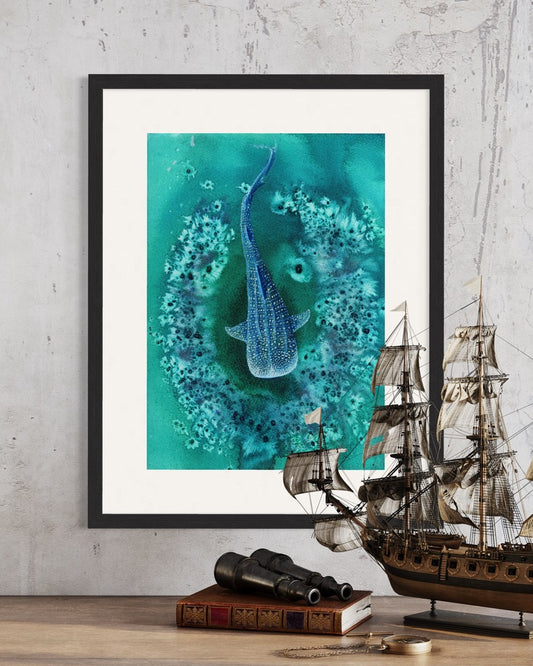 Silent Swim - Studio Print