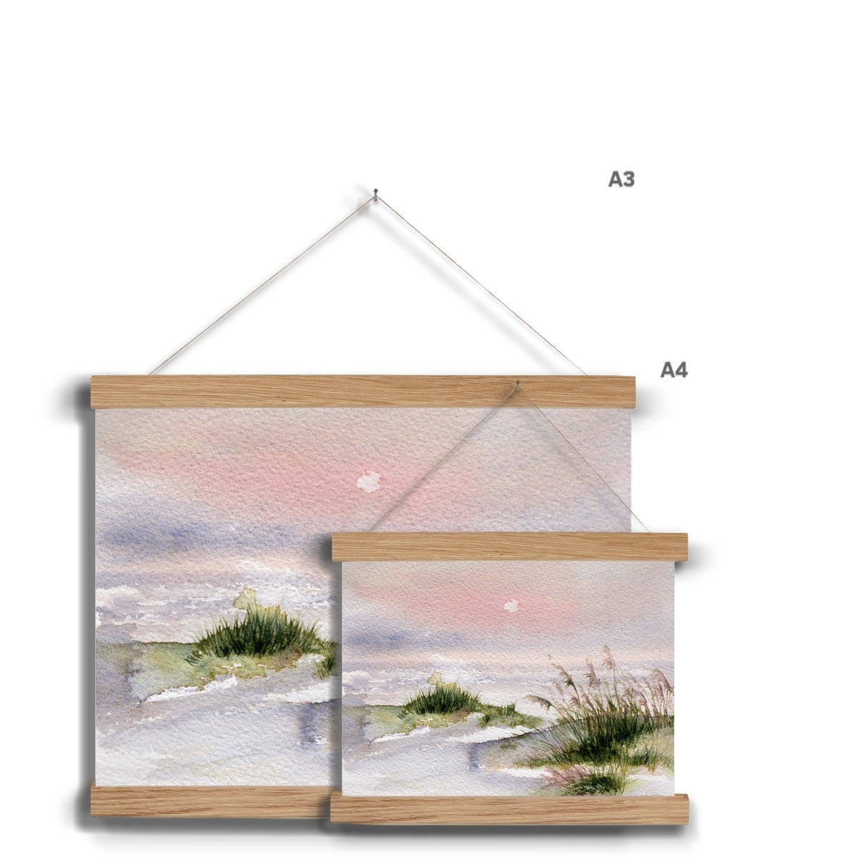 Soft Sand Dunes -  Fine Art Print with Hanger