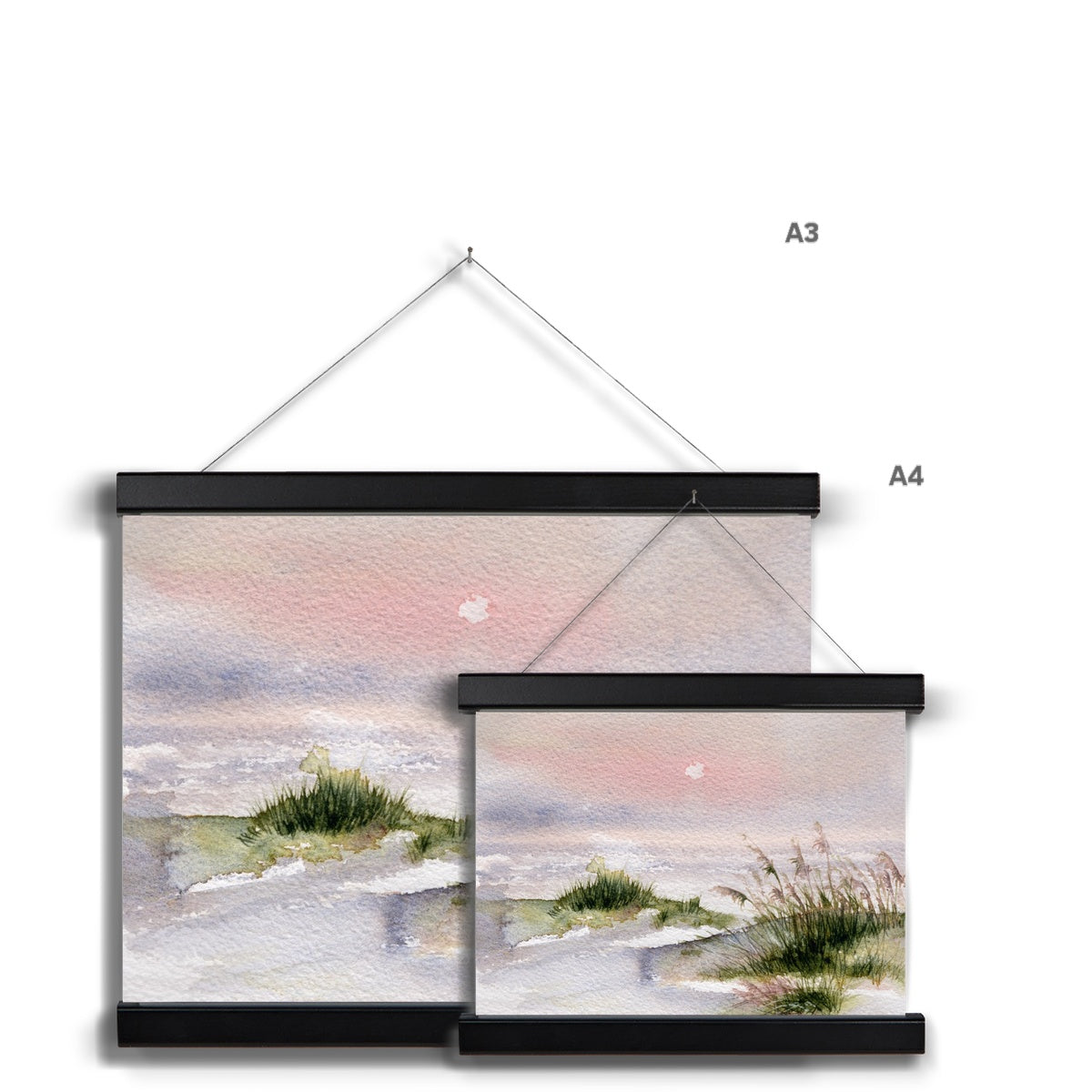 Soft Sand Dunes -  Fine Art Print with Hanger