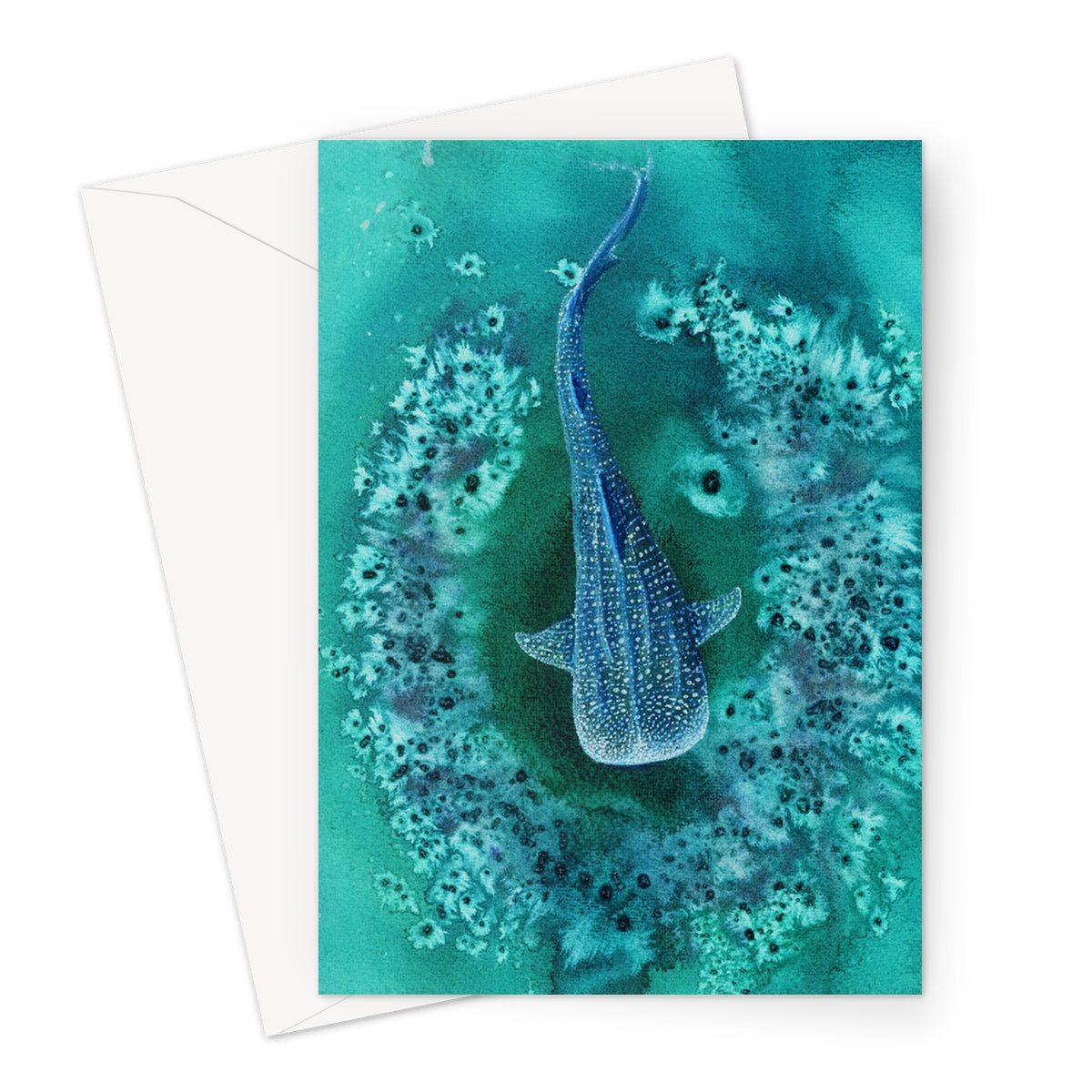 Silent Swim No.1 -  Greeting Card